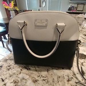 Kate Spade Ny Grove Street Carli Purse Black and W